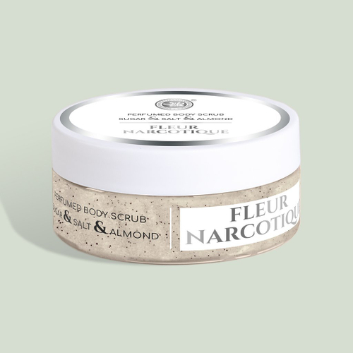 Парфюмированный сахарно-солевой скраб Fleur Narcotique для тела, 200г.