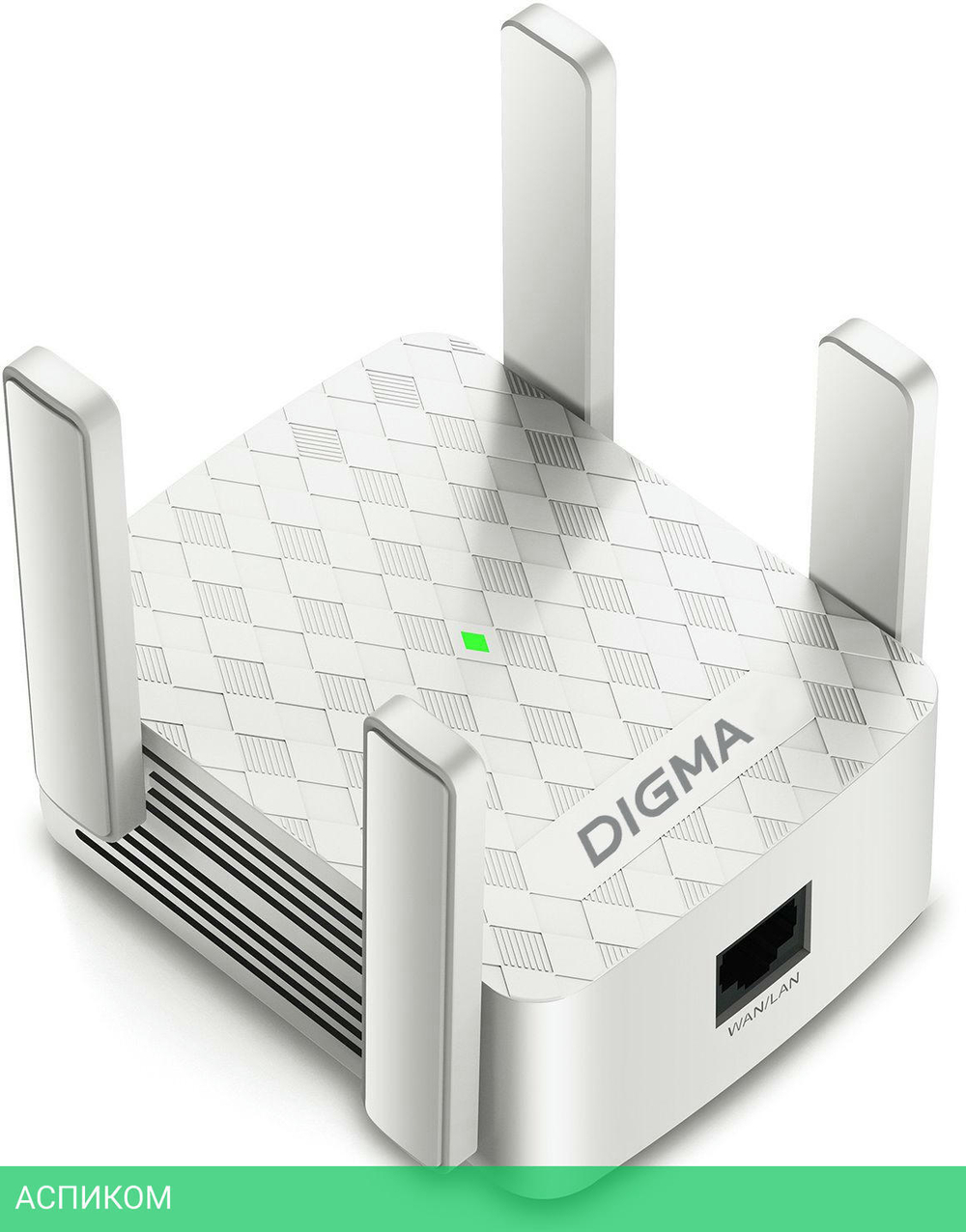 Усилитель Wi-Fi Digma D-WR400 белый