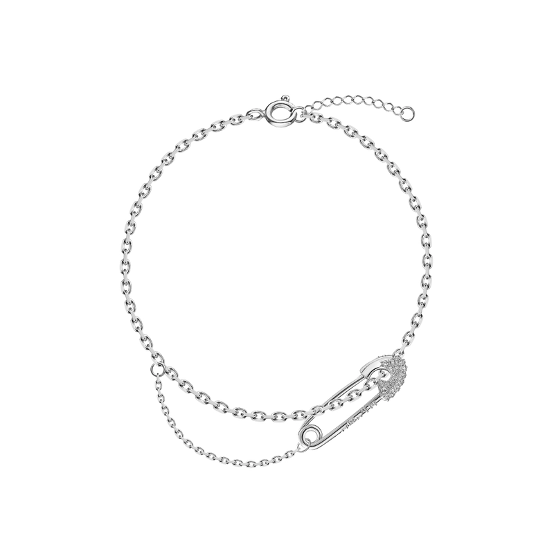 Браслет Кристальная Булавка – Серебро