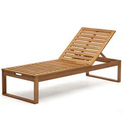 Sulamita Уличный шезлонг из массива акации