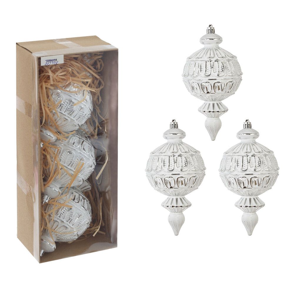 GAEM Набор из 3шт Украшение новогоднее "Шар", L28 W7,5 H11 см