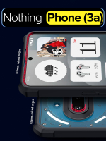 Чехол для Nothing Phone (3a) c MagSafe противоударный с усиленными углами XUNDD