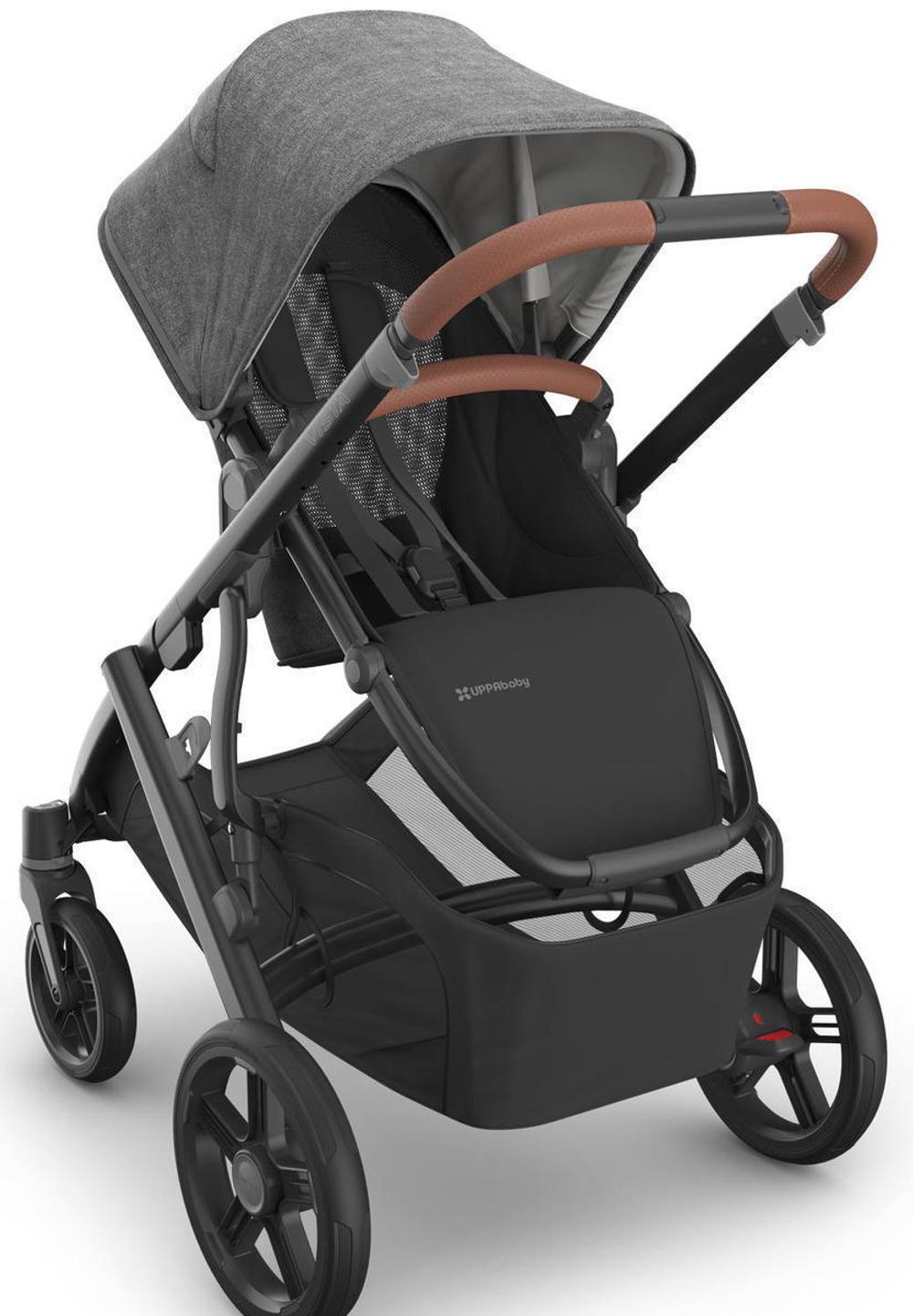 Коляска для погодок UPPAbaby Vista V3 2 в 1 (2 прогулочных блока и люлька) Greyson
