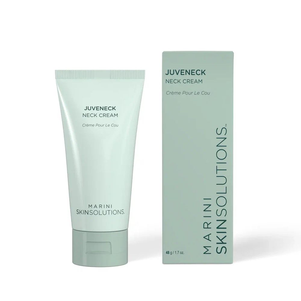 MARINI SKINSOLUTIONS JUVENECK NECK CREAM Омолаживающий лифтинг-крем против дряблости кожи шеи и декольте, 48 гр