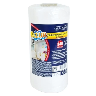 Салфетка универсальная AZUR 140 шт. в рулоне (22,5)