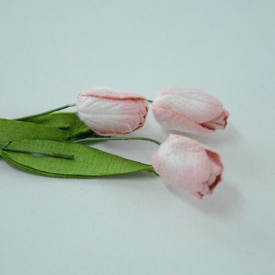 Тюльпан бутон 2 см на ножке, цвет в ассортименте