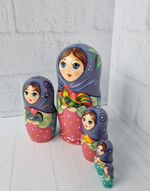 Матрёшка с курочкой 10см 5мест