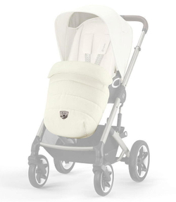 Коляска Cybex Talos S Lux TPE complete Cloud G Fog Grey 3 в 1 Seashell Beige с дождевиками