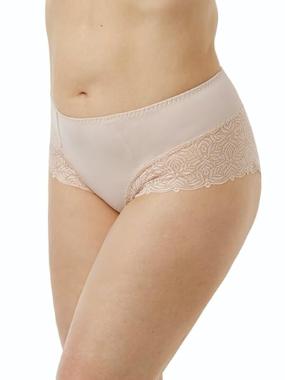 Трусики-слипы с высокой посадкой (Размер: 42) (Цвет: пудровый)