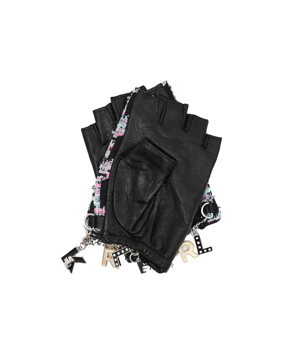 кожаные перчатки Karl Lagerfeld - разноцветная(225W3605)