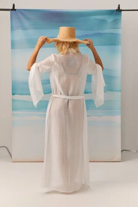 Платье-рубашка эквалипт Облако