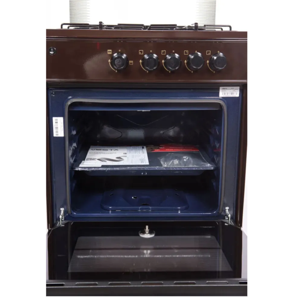 Плита газовая Vesta BERGAMO VGG 10-G Коричневый ГКдух Ех