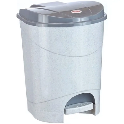 Контейнер для мусора с педалью 19л Мраморный 0,384,297х0,302м