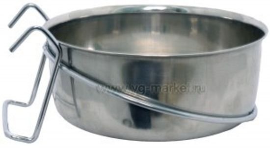 Уют Миска металлическая на крючках 0,30 л