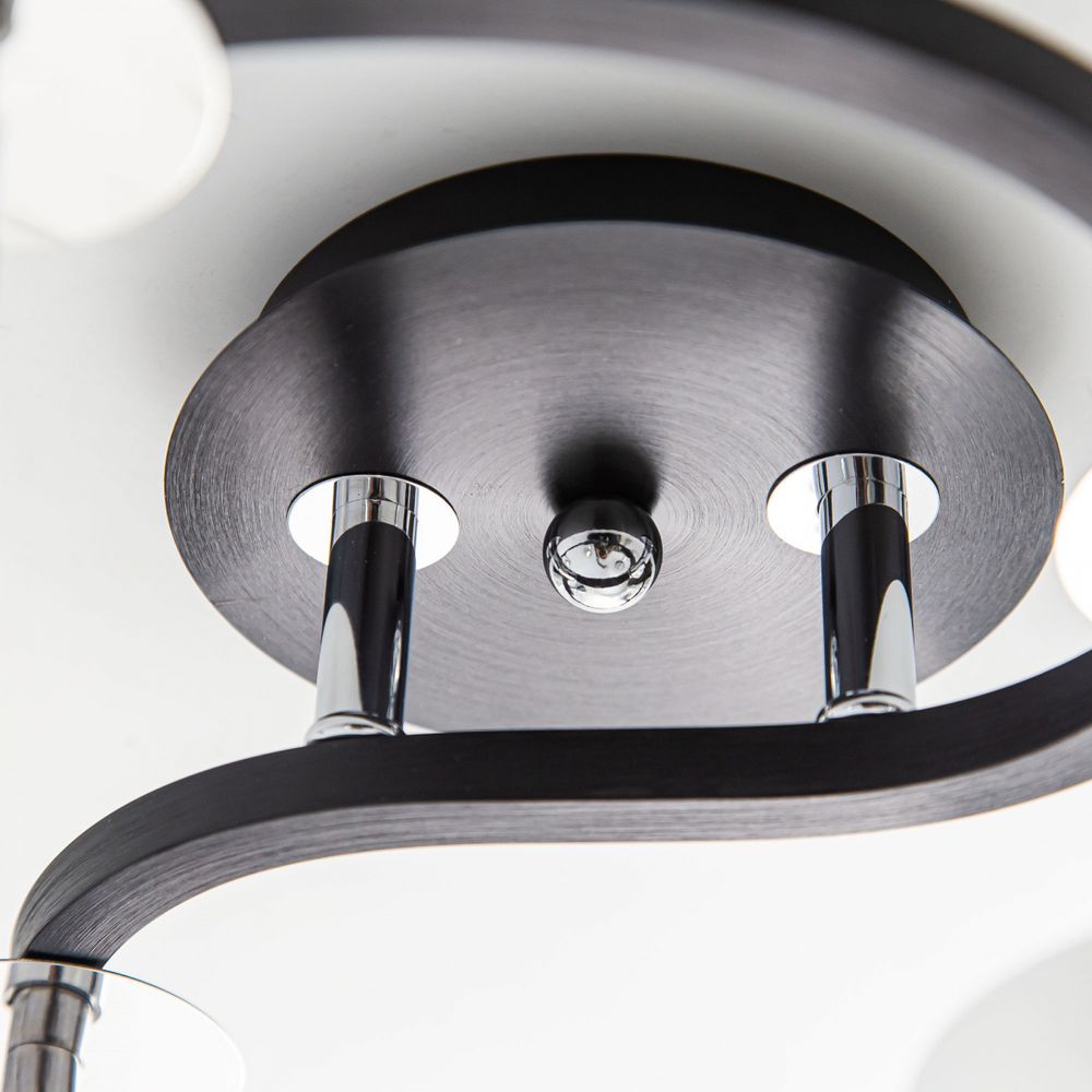 Citilux Сиерра CL119261 Люстра с поворотными плафонами Чёрная