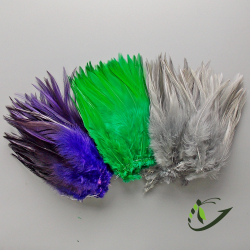 NATURES SPIRIT Перья STRUNG SADDLE HACKLE Dyed 1/4 oz