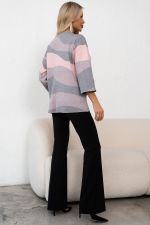 Джемпер (серый/пудровый) Б11-242/23 Nikol