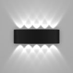 343057 Светильник GEMMA 10х1W LED 1100LM G ЧЕРНЫЙ 4000K IP65