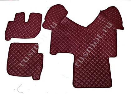 Коврики стеганые из искусственной кожи 07 IVECO до 2012г автомат (Польша)