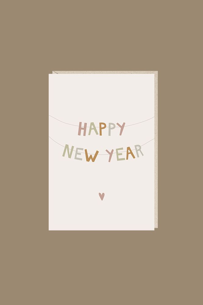 Открытка happy new year. счастливого нового года / Mitrozhe