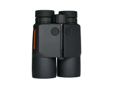 Бинокль Eyeskey 10x42 с дальномером - вид сзади вертикально