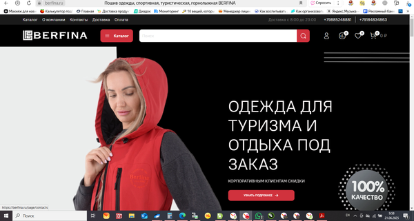 Обзор сайта Berfina.ru: как мы создали современный интернет-магазин на InSales