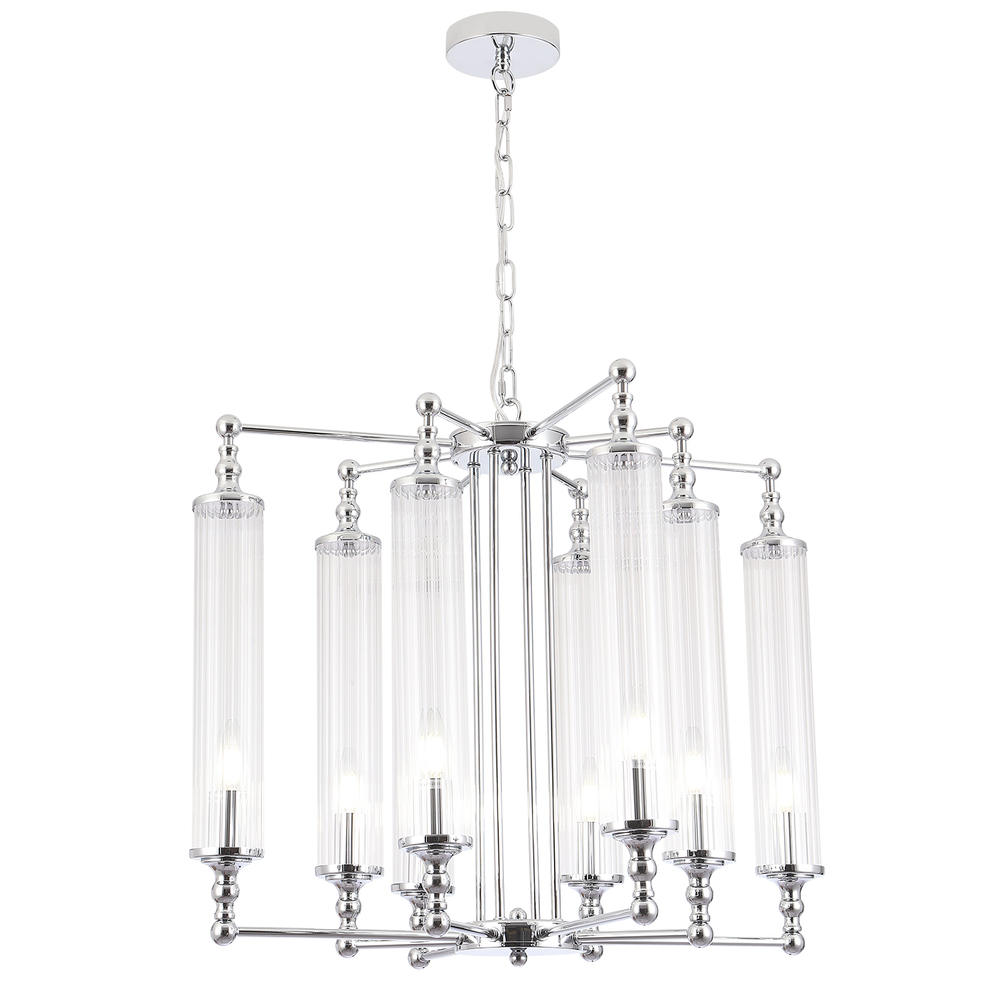 Люстра Crystal Lux TOMAS SP8 D650 CHROME