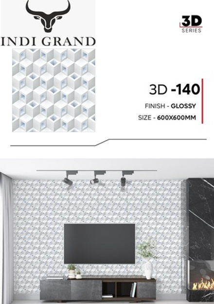 Керамогранит 3D 60х60 glossy-140