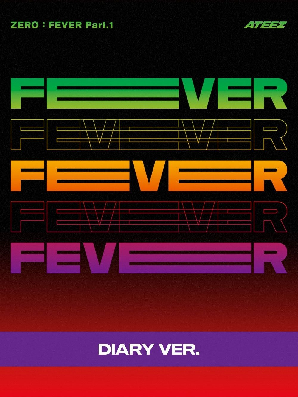Альбом ATEEZ - ZERO : FEVER PART.1 PLATFORM RANDOM Version