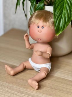 Кукла Nines виниловая 30см MIO шарнирная без одежды (1212W1)