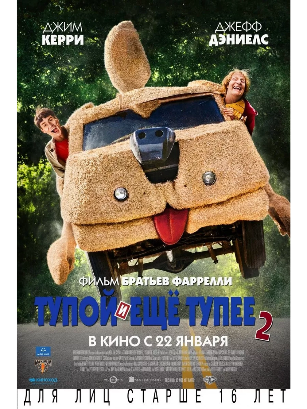 Тупой и еще тупее 2 (2014) (DVD-R)