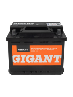 Аккумуляторная батарея GIGANT 6СТ-65VLR 660 A GBCR-660