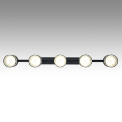 8240/5 COMFI LN26 240 черный, металл/акрил Светильник подвесной LED GX53 5*7W 220V LANIKA