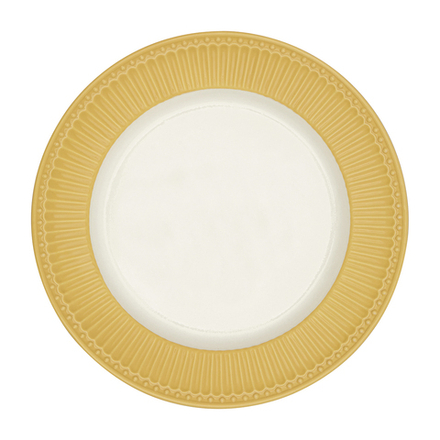 Тарелка Alice honey mustard, 27 см