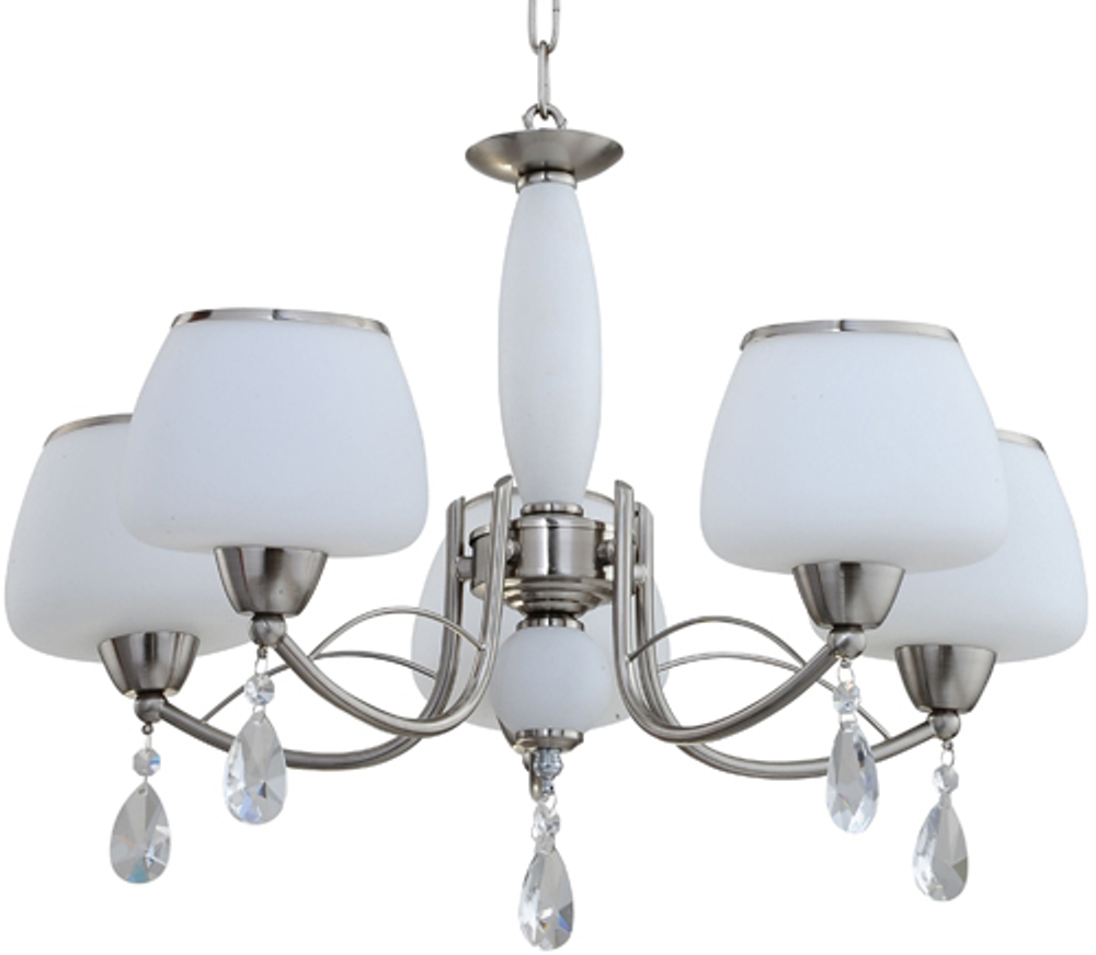 Люстра 829/5-Whitechrome
