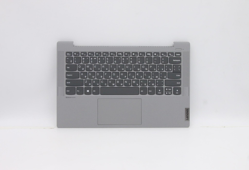 Верхняя панель с клавиатурой (топкейс) для ноутбука Lenovo 5-14IIL05 серая , раскладка - русская(5CB0Y89137)