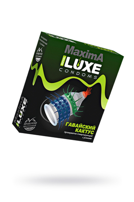 Презервативы Luxe Maxima Гавайский Кактус, 1 шт