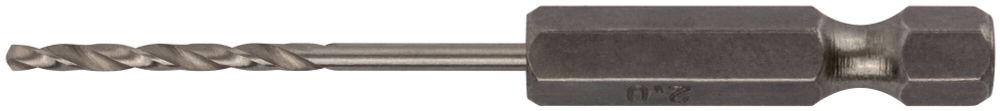 Сверло hss по металлу, u-хвостовик под биту, 2 х 49 мм, FIT, 34020