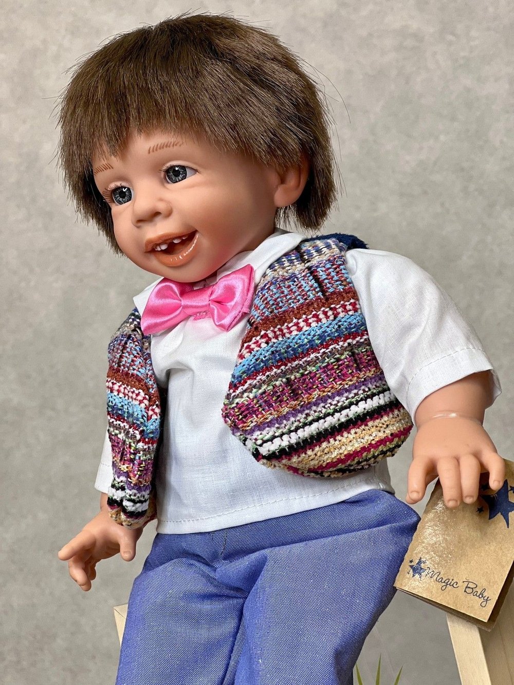 Кукла LAMAGIK мягконабивная  38см Gestito (12035)