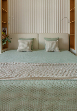 Покрывало 220x240 Luxberry Vegan фисташковое