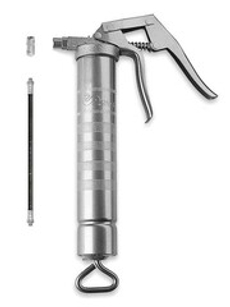 Шприц для консистентной смазки объемом 500 см3 с пистолетной ручкой выпускной шланг 300мм