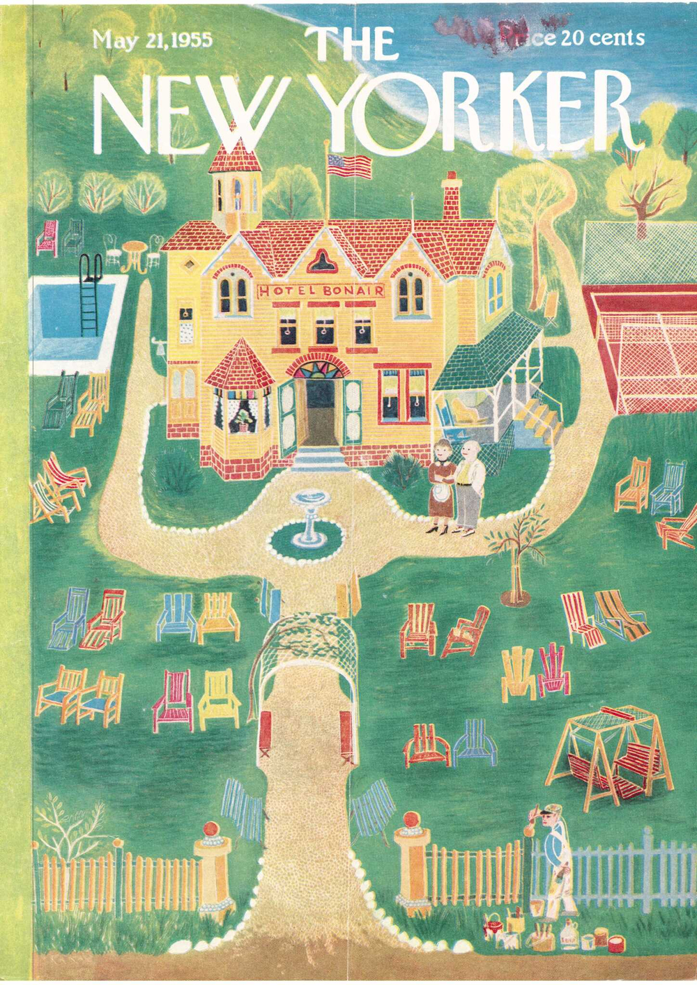Журнал The New Yorker 21-05-1955, обложка