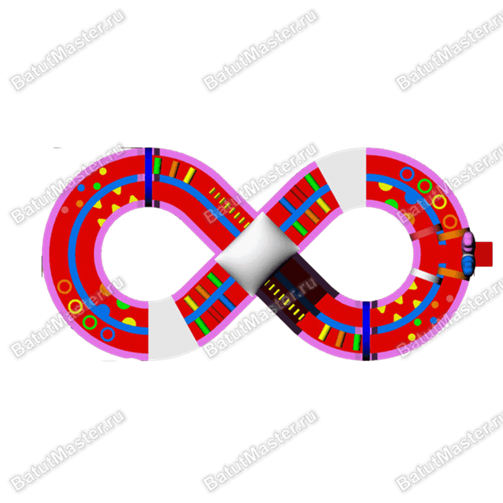 Надувная полоса "Попкорн"