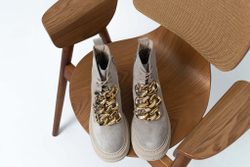 Ботинки замшевые на меху