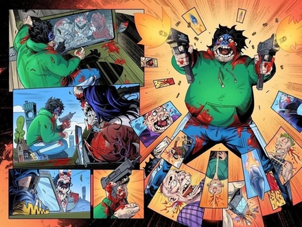 Комикс Техник против Дитя Тьмы