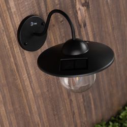 Светильник уличный ЭРА ERASF22-38 на солнечных батареях настенный Ретро 1 LED | Садовые фасадные светильники