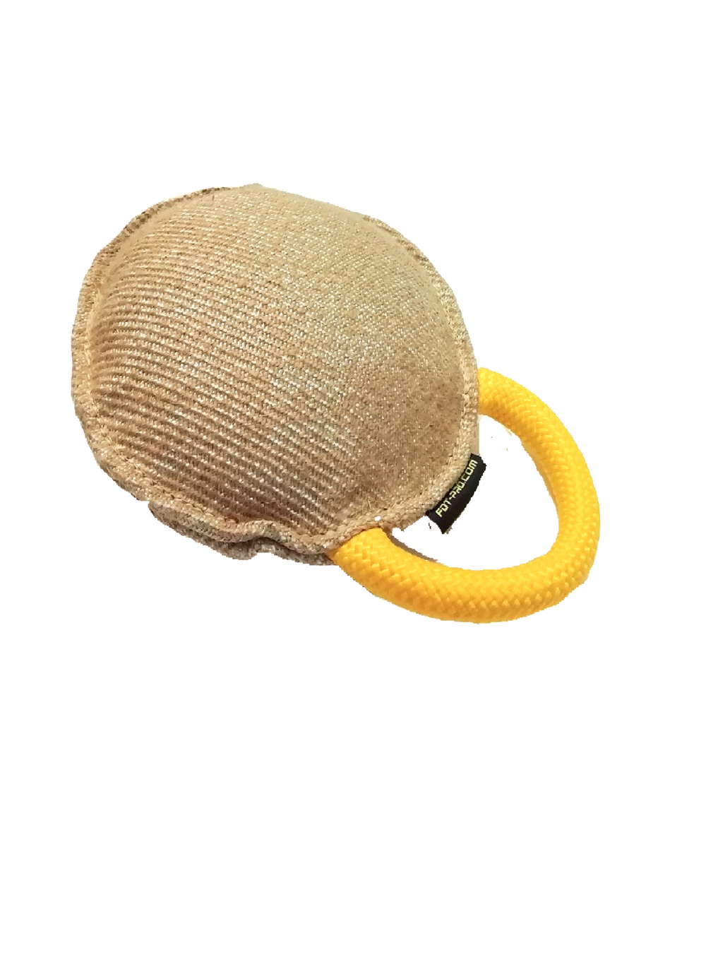 Подушка кусалка круглая с ручкой из джута "Абразовского" «FAIR GAME»