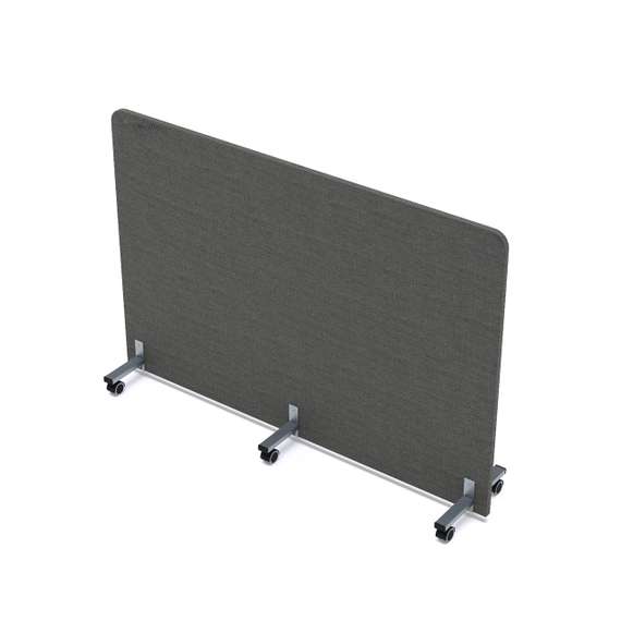 011.МП.1611 Акустическая мобильная перегородка на колесных опорах (1600*377*1100)
