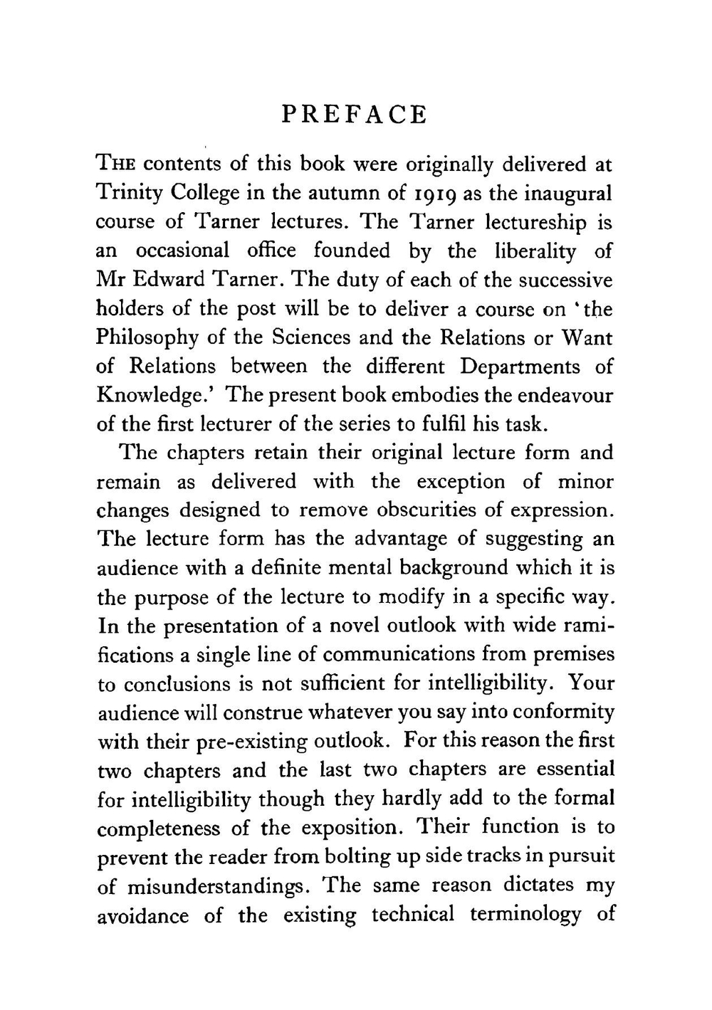 The Concept of Nature: The Tarner Lectures Delivered in Trinity College | Alfred North Whitehead