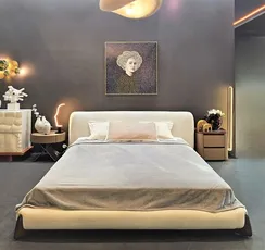 Кровать Softbay под матрас 180х200 см, белое букле